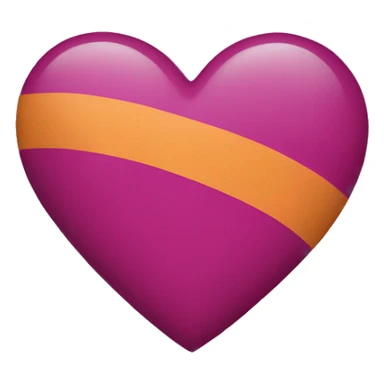Heart lesbian flag sticker