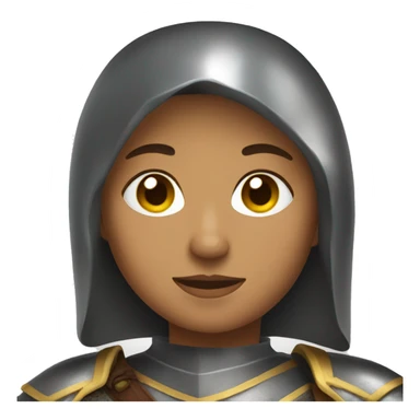 latin female knight sticker