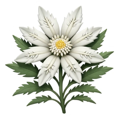 edelweiss realista sticker