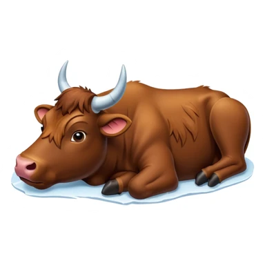 FROZEN CATTLE sticker