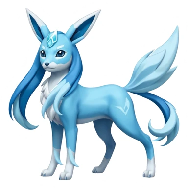 Suicune-Glaceon-Amaura-Pokémon (full body) sticker