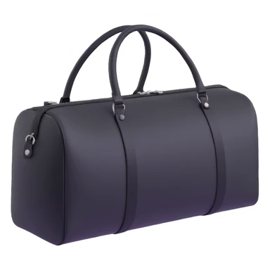 all black duffle bag with black strap sticker