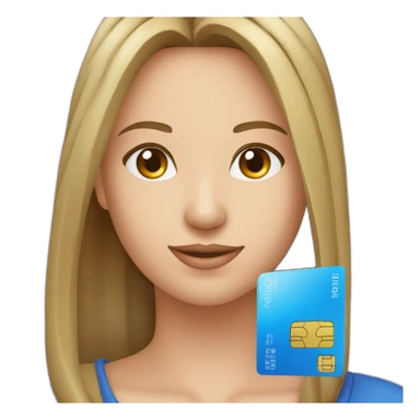 Carte bleu dans un lecteur de carte paiement refusé sticker