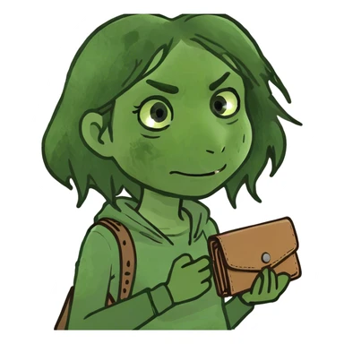 poor girl no money sticker