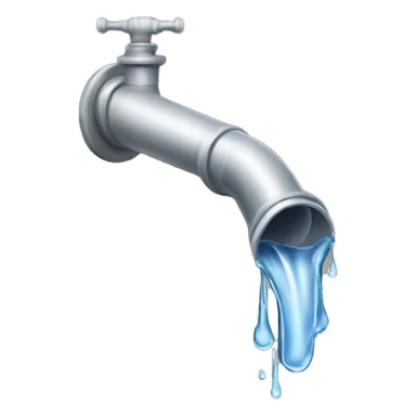 Leaking pipe sticker