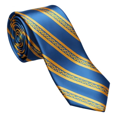 Fancy tie sticker