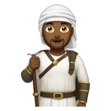 Muslims warrior speaking sticker