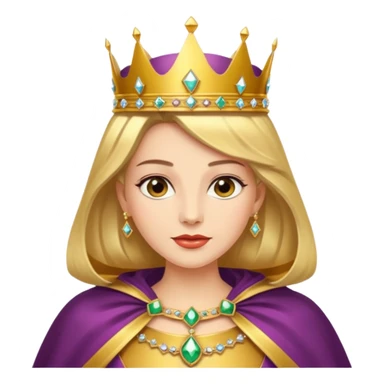 gold Cape Queen sticker