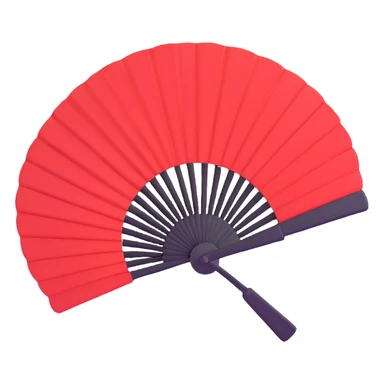 red fan sticker