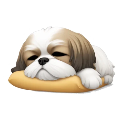 Shihtzu sleeping  sticker