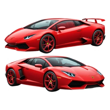 red lamborghini sticker