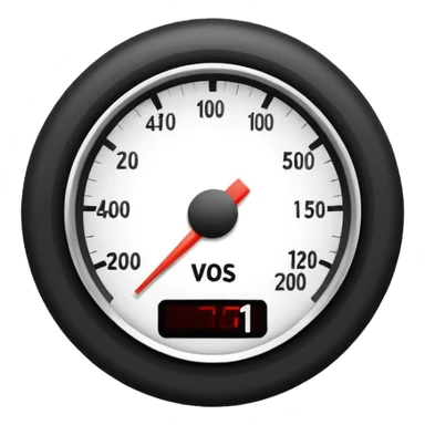 top half of simple speedometer icon for site navigation sticker