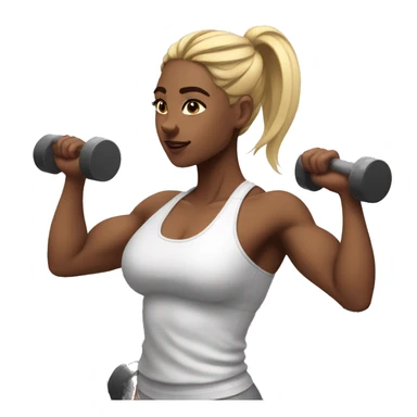 gym girl aesthetic  sticker