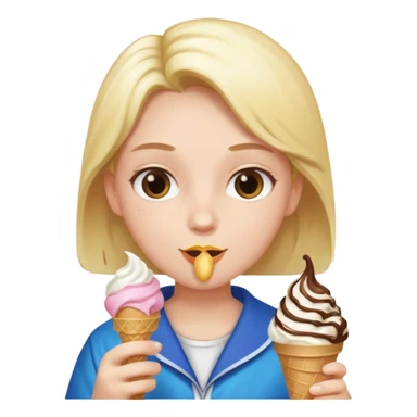 Only Icecream 5 bond mix mage in professional look sticker