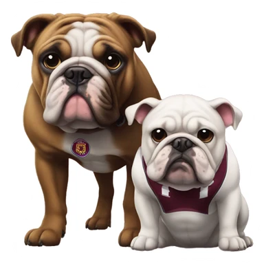 WestHam and a bulldog sticker