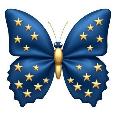 Noeud papillon avec des étoiles  sticker