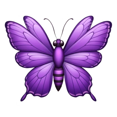 mariposa morada sticker