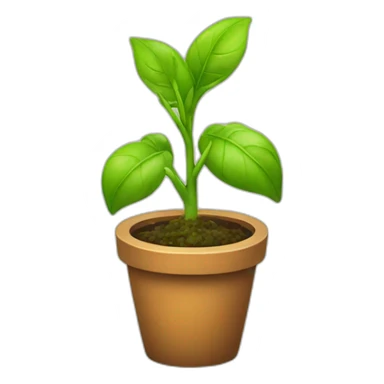 Plant sprouts sticker