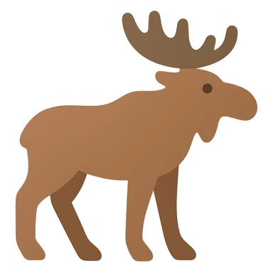 Moose sticker