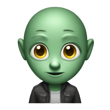 Make an alien shrug/ sticker