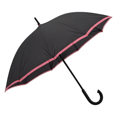 black and pink umbrella sticker