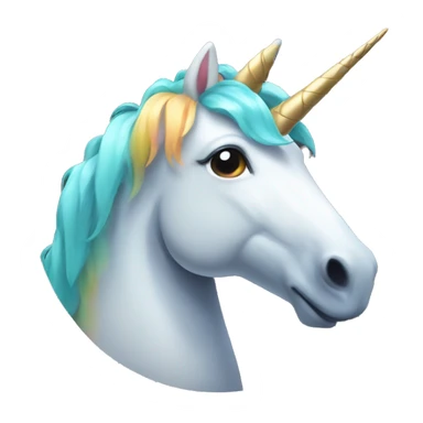 Unicorn with fins sticker