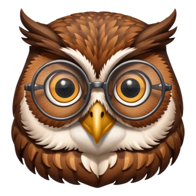 buho erudito  sticker