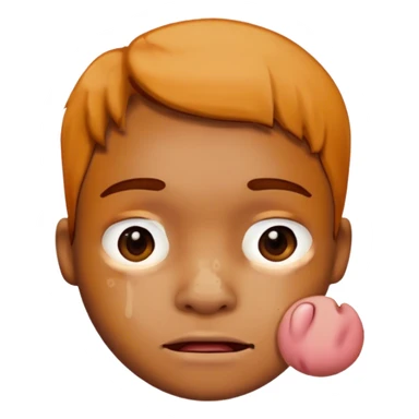 Hyper pigmentation emoji mewing sticker