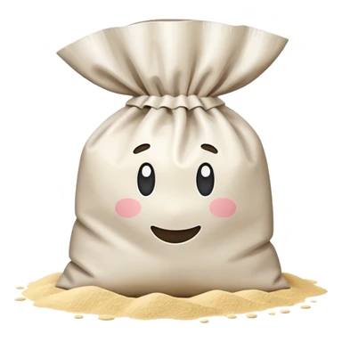 open flour bag sticker