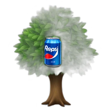 pepsi can tree sticker