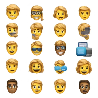 website with many social media posts sticker