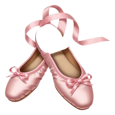 Pink ballet point shows sticker
