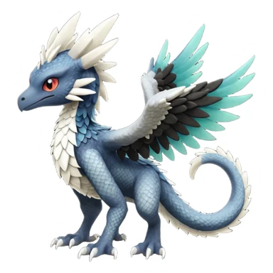 Toothless-Trico-Silvally-Fakémon-hybrid-creature (full body)  sticker
