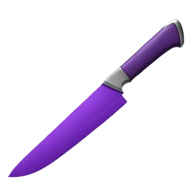 purple knife sticker