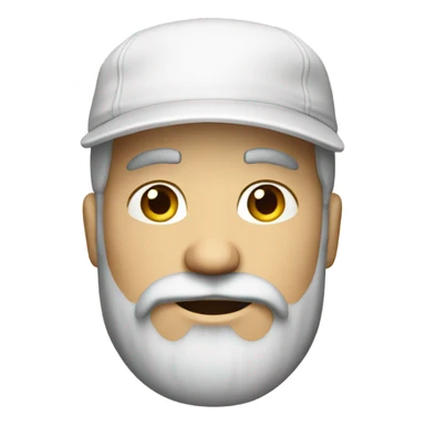 white man with a beard and a backwards hat sticker