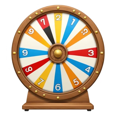  white wheel of fortune wheel sticker