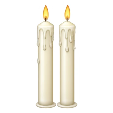 Wedding candles (for traditional weddings) sticker