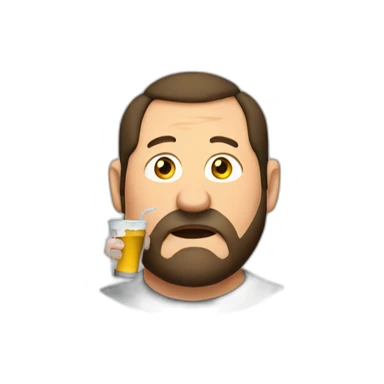bert kreischer, drinking and fat sticker