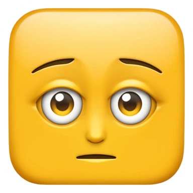 iPhone emoji eyes looking down sticker