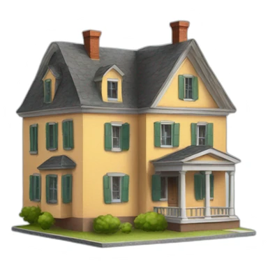 Maison qui explose sticker