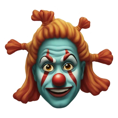 Clown mind blown + israel sticker