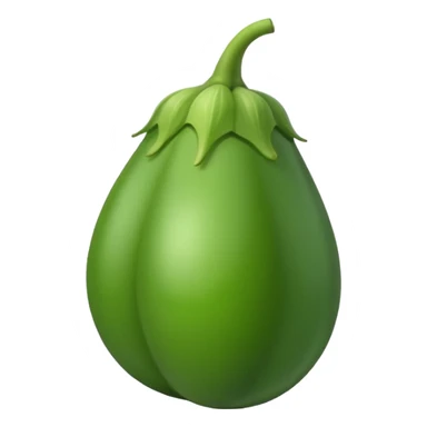 green brinjal sticker