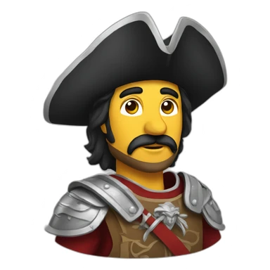 Conquistador español sticker