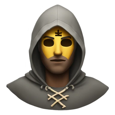 Zodiac hood with cross hair symbol  sticker