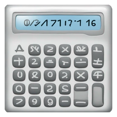 accounting calculator sticker