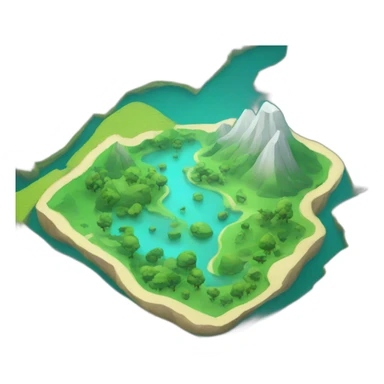 Land with profit symbol  sticker