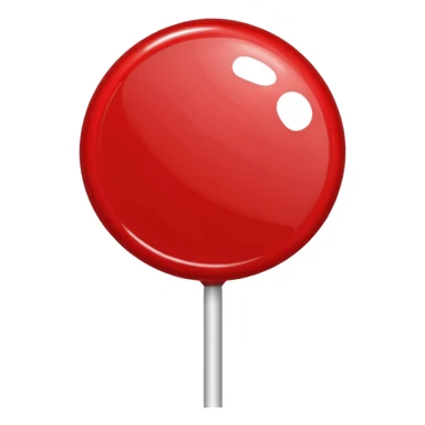 red round lollipops sticker