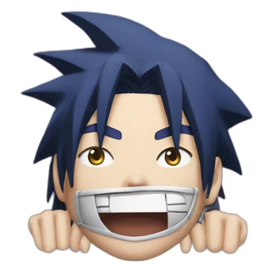 Naruto slaping sasuke sticker