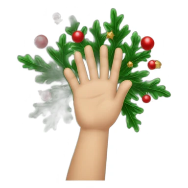 Le signe de jul avec les mains sticker