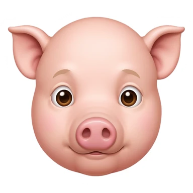 Man with pig nose sticker